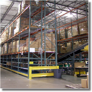 warehouse pallet racking system