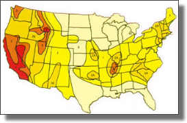 seismic zone for pallet racking